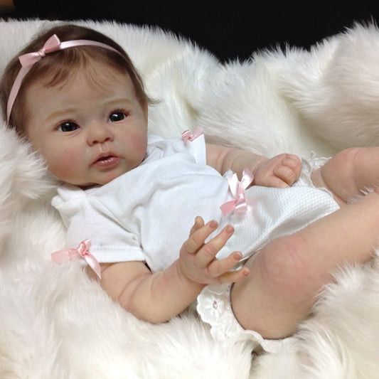 17'' Full SiliconeKRISTA Reborn Baby Doll