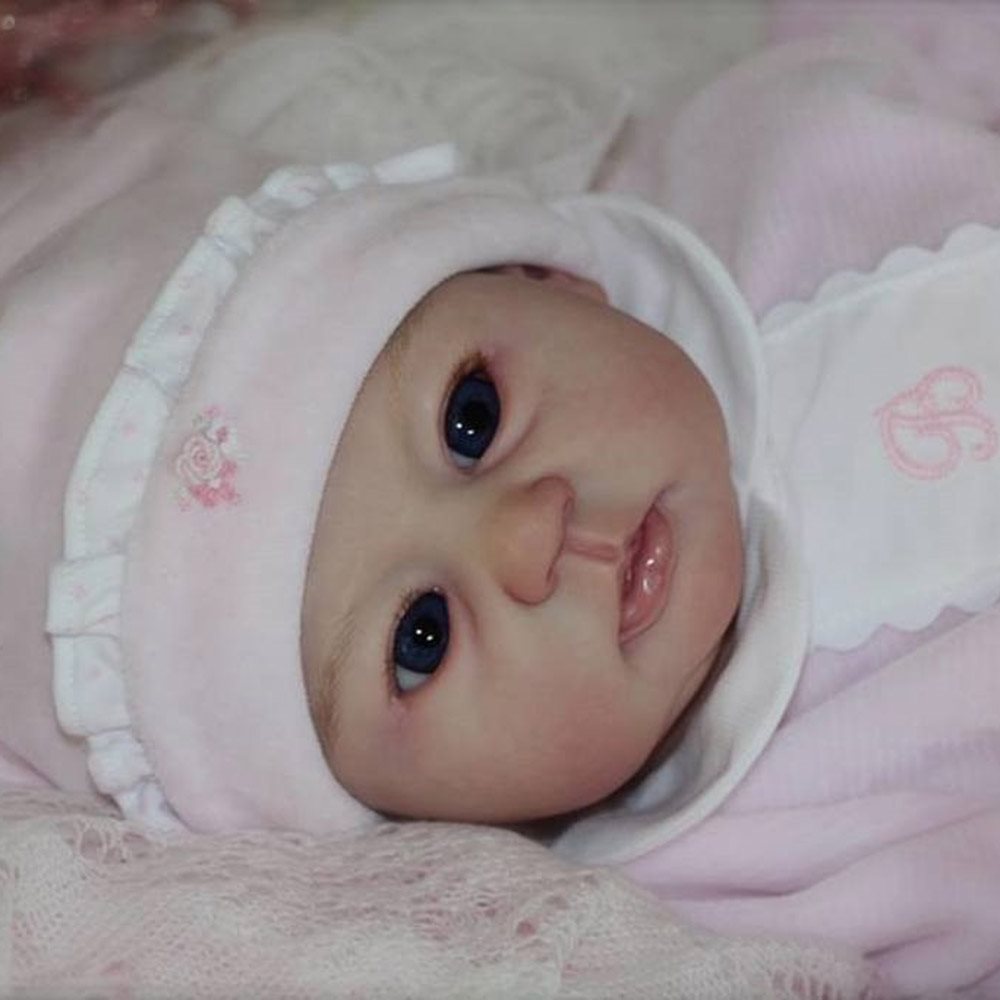 17''inch sweet Realistic  reborn baby doll mio