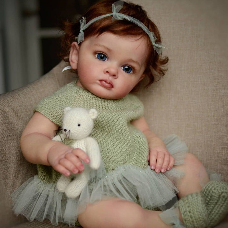 22 Inches Lifelike Kuka Reborn Dolls Girl-Tutti Series