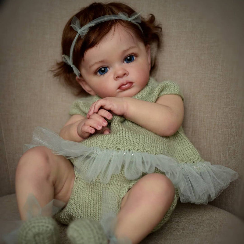 22 Inches Lifelike Kuka Reborn Dolls Girl-Tutti Series