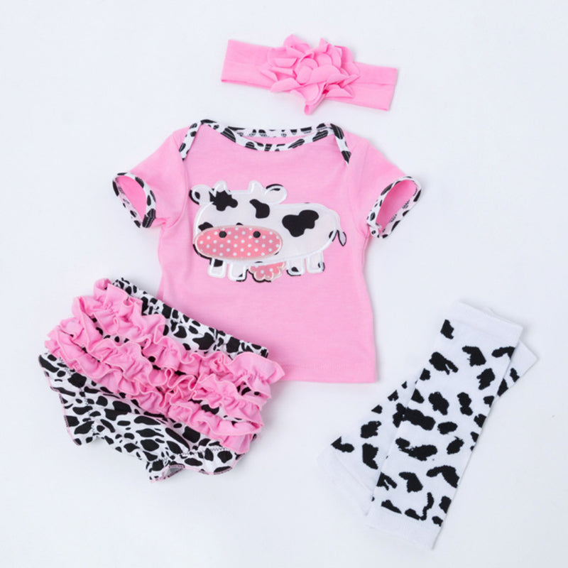 4 pcs Baby Doll Girl Clothing Set for 20''- 22'' Reborn Doll