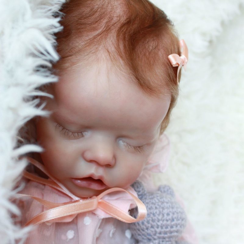 17'' SoftTouch Full Silicone Amina Reborn Baby Doll Girl