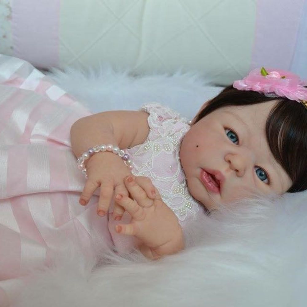 21" Lifelike Cute Dakota Reborn Vinyl Doll girl